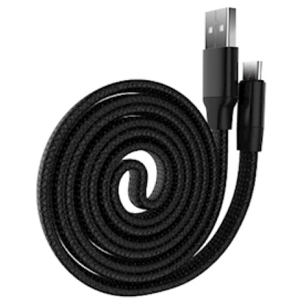 Kabel DEVIA Ring Y1 micro USB Typ-C black 0,8m 005405