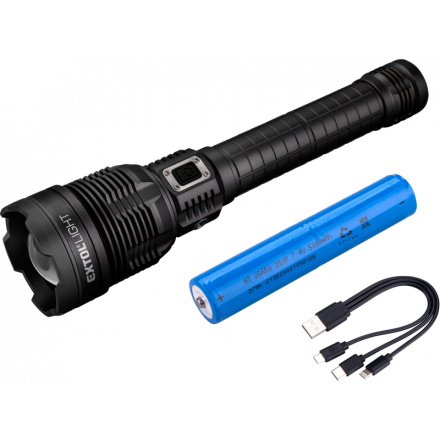 svítilna 8000lm, zoom, USB nabíjení s powerbankou, 60W COB LED 43142