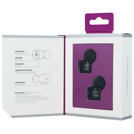 Sluchátka Bluetooth TWE-100 černá 027934