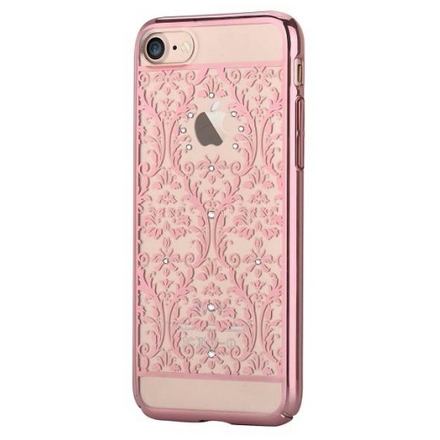 Pouzdro Crystal (Swarovski) Baroque iPhone 7 PLUS rose gold