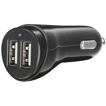 nabíječka TRUST Fast Dual Car Charger USB, 2x12W, 21713 - neoriginální