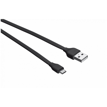 TRUST Flat Micro-USB Cable 1m - black, 20135