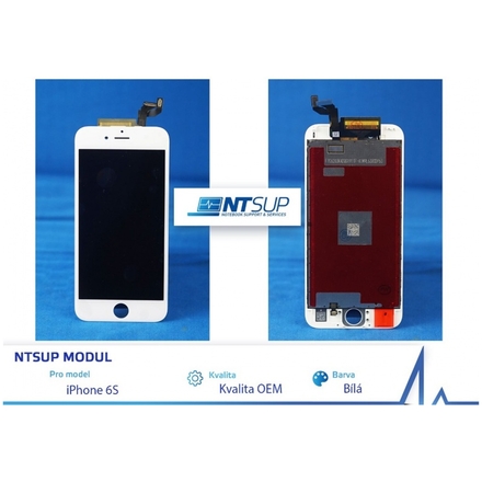 NTSUP LCD modul iPhone 6S bílý kvalita B, 38890021
