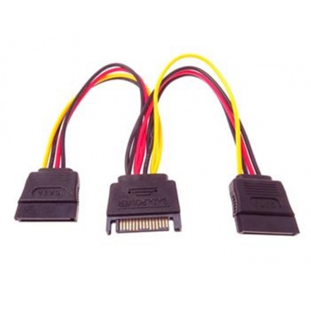 PremiumCord Napájecí kabel k HDD Serial ATA - rozdvojka M/2xF 16cm, kfsa-11