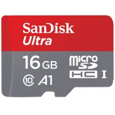SanDisk Ultra microSDHC 16GB 98MB/s + adaptér, SDSQUAR-016G-GN6MA