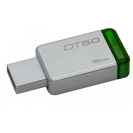 16GB Kingston USB 3.0 DT50 kovová zelená, DT50/16GB