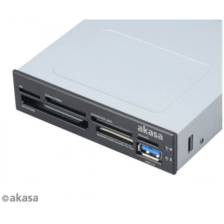 AKASA i/e USB 2.0 interní čtečka karet + USB 3.0, AK-ICR-07U3