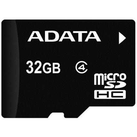 ADATA 32GB MicroSDHC Card bez adapteru Class 4, AUSDH32GCL4-R