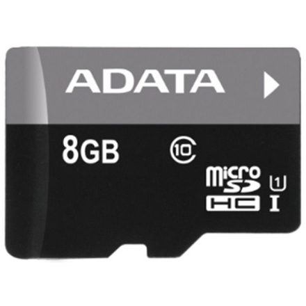 ADATA 8GB MicroSDHC Premier UHS-I Class 10, AUSDH8GUICL10-R