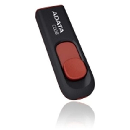 64GB USB ADATA C008  černo/červená (potisk), AC008-64G-RKD
