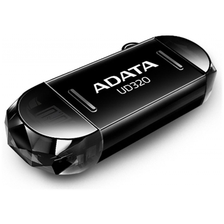 16GB ADATA UD320 USB 2.0 OTG černá, AUD320-16G-RBK