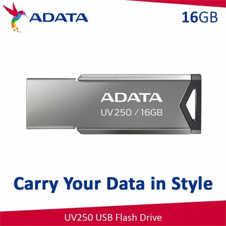 ADATA UV250/16GB/USB 2.0/USB-A/Černá, AUV250-16G-RBK