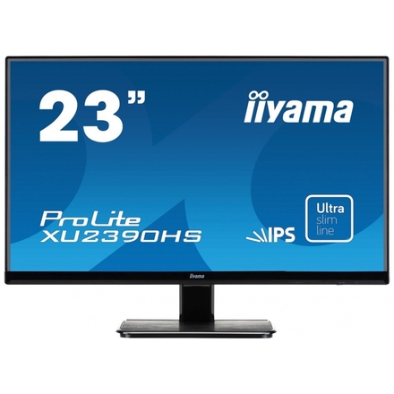 23"LCD iiyama XU2390HS - IPS, 5ms, 250cd/m2, FullHD, VGA, HDMI, DVI, repro, XU2390HS-B1