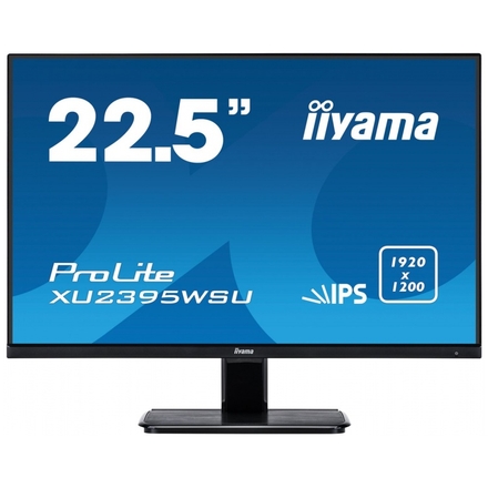 23" iiyama XU2395WSU-B1 - IPS,1920x1200,4ms,250cd/m2, 1000:1,16:10,VGA,HDMI,DP,USB,repro., XU2395WSU-B1