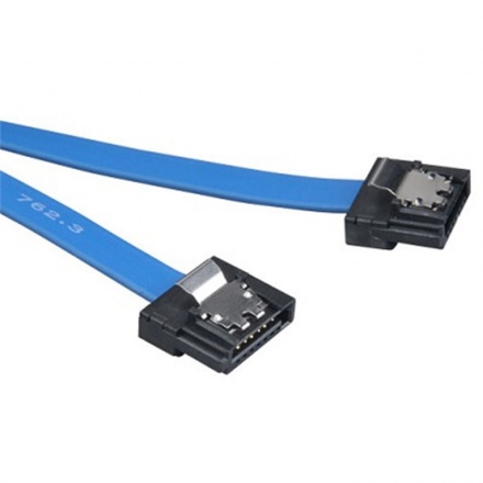 AKASA - Proslim 6Gb/s SATA3 kabel - 15 cm - modrý, AK-CBSA05-15BL