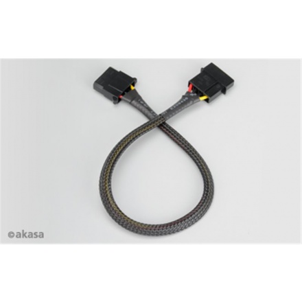 AKASA - 4-pin molex - 30 cm prodlužovací kabel, AK-CBPW02-30