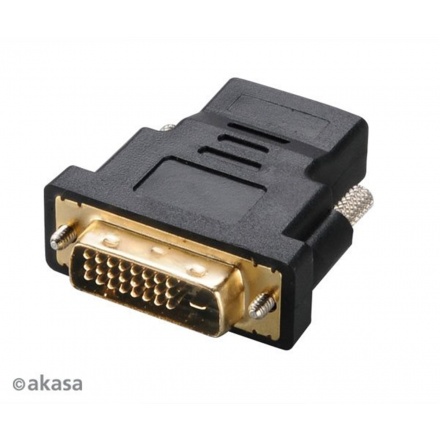 AKASA - DVI-D na HDMI adaptér, AK-CBHD03-BKV2