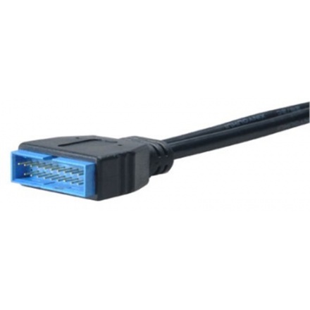 AKASA - USB 3.0 na USB 2.0 adaptér - 10 cm, AK-CBUB19-10BK