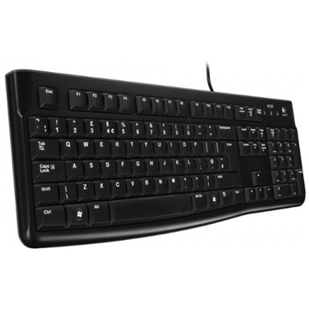 Logitech K120/Drátová USB/CZ-SK layout/Černá, 920-002485