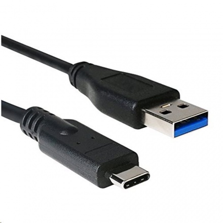 Kabel C-TECH USB 3.0 AM na Type-C kabel (AM/CM), 2m, černý, CB-USB3C-20B