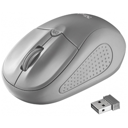 myš TRUST Primo Wireless Mouse - grey, 20785