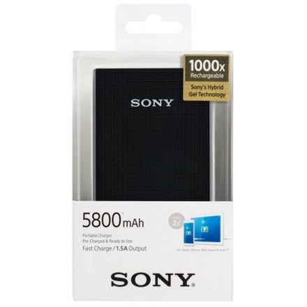 Sony Powerbank CP-E6B černý, 5800mAh, CP-E6B