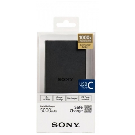 Sony Powerbank CP-V5BBC černý, 5000 mAh,USB-C, CP-V5BBC