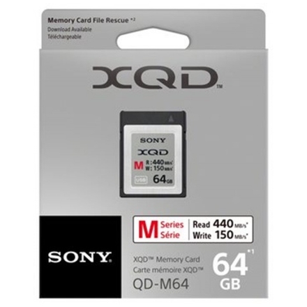 Sony XQD paměťová karta QDM64, 64GB, až 440MB/s, QDM64