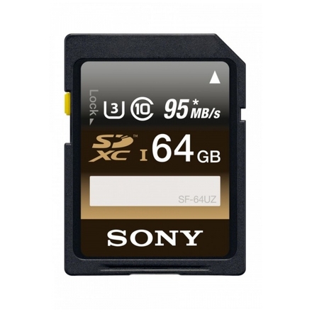 SONY SD karta SF64UZ, 64GB, class 10,Pro 95MB/s,4K, SF64UZ