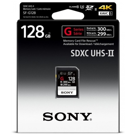 SONY SD karta SFG1G, 128GB, class 10/ U3, až 300MB/s, SFG1G