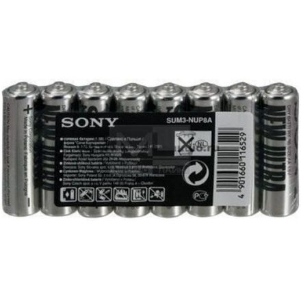 SONY Baterie tužkové SUM3NUP8A-EE, 8ks R6/AA, SUM3NUP8A-EE