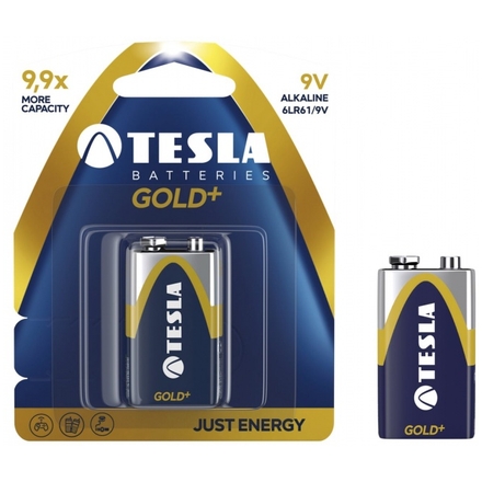 TESLA - baterie 9V GOLD+, 1ks, 6LR61, 1099137028