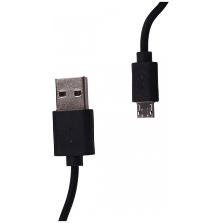 WHITENERGY WE Datový kabel micro USB 100cm černý, 09965