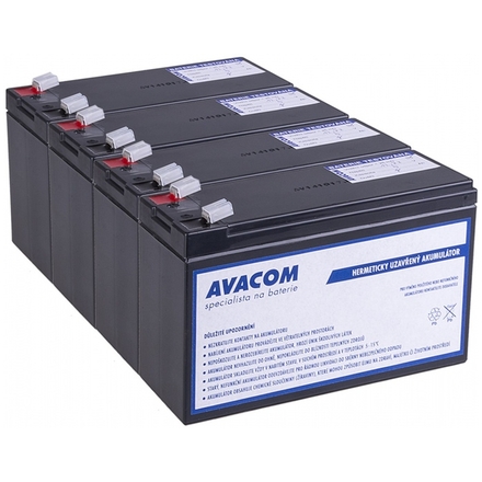 Bateriový kit AVACOM AVA-RBC116-KIT náhrada pro renovaci RBC116 - baterie pro UPS (4ks baterií), AVA-RBC116-KIT