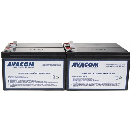 Bateriový kit AVACOM AVA-RBC23-KIT náhrada pro renovaci RBC23 (4ks baterií), AVA-RBC23-KIT