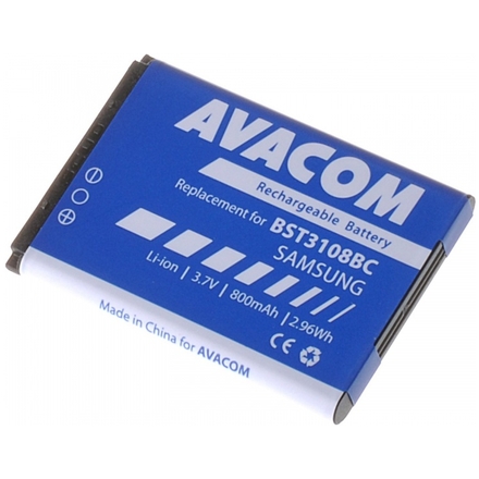 Baterie AVACOM GSSA-E900-S800A do mobilu Samsung X200, E250 Li-Ion 3,7V 800mAh (náhrada AB463446BU), GSSA-E900-S800A