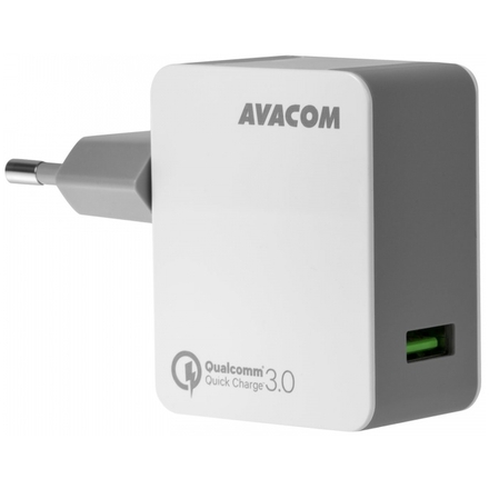 AVACOM HomeMAX síťová nabíječka Qualcomm Quick Charge 3.0, bílá, NASN-QC1X-WW - neoriginální