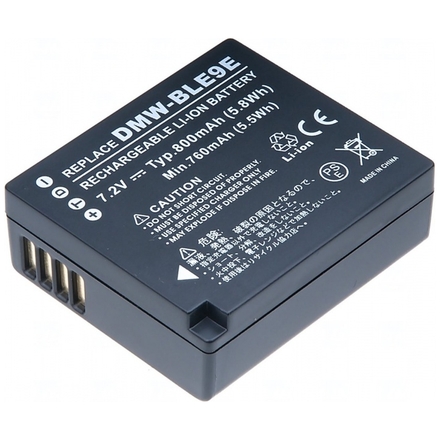 Baterie T6 power Panasonic DMW-BLE9, DMW-BLE9E, DMW-BLG10, DMW-BLG10E, BP-DC15, 700mAh, 5Wh, DCPA0024