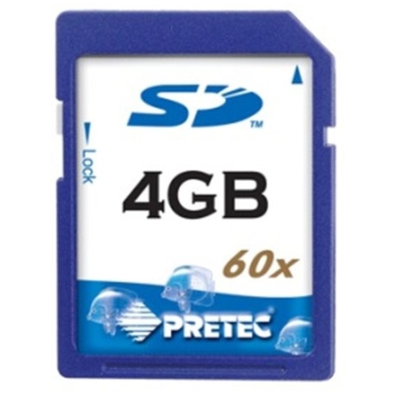 Pretec SecureDigital 60x - 4GB, PCSD4GB