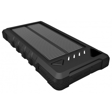 VIKING Solární Outdoor powerbank AKULA II 16000mAh, Černá, AKU016BLACK