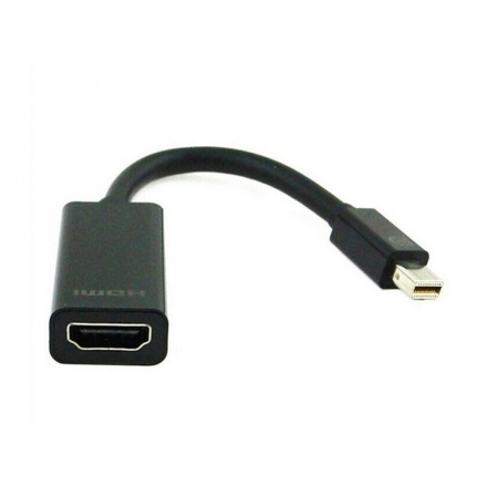 Gembird Adapter miniDP(M) - HDMI (F), černý, A-MDPM-HDMIF-02