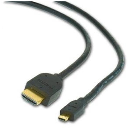 GEMBIRD Kabel HDMI-HDMI micro 1,8m, 1.3, M/M stíněný,zl.,č, CC-HDMID-6