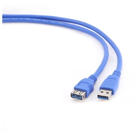 GEMBIRD Kabel USB A-A 1,8m USB 3.0 prodlužovací, modrý, CCP-USB3-AMAF-6