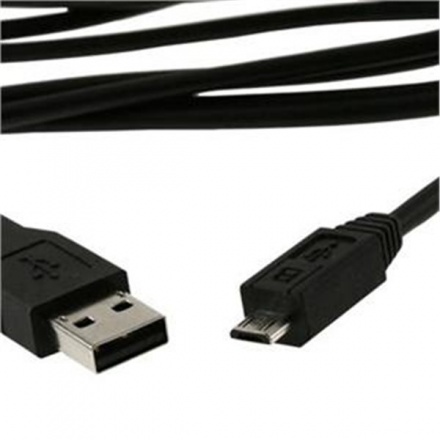 GEMBIRD Kabel USB A Male/Micro B Male, 0.5m,USB 2.0,černý, CCP-mUSB2-AMBM-0.5M
