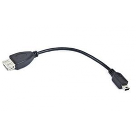 GEMBIRD Kabel USB AF/mini BM,OTG,15cm pro tab. a tel., A-OTG-AFBM-002