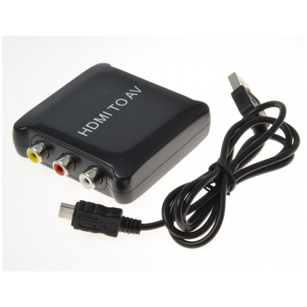 PremiumCord převodník HDMI na kompozitní signál a stereo zvuk, khcon-16
