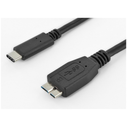 PremiumCord USB-C/M - USB 3.0 Micro-B/M, 0,6m, ku31cmb06bk