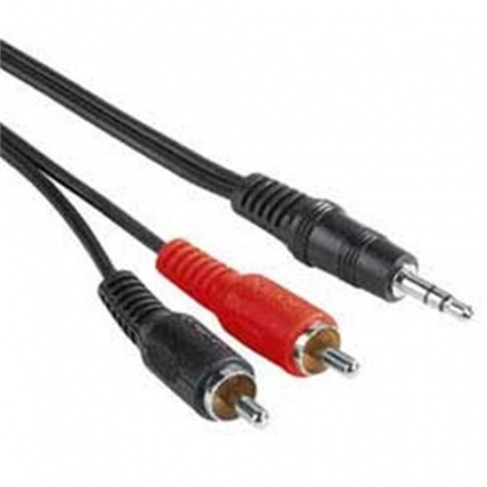 PremiumCord Kabel Jack 3.5mm-2xCINCH M/M 15m, kjackcin15