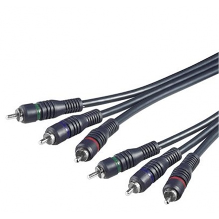 PremiumCord Kabel 3x CINCH-3x CINCH M/M 2m HQ, kjackcmm3hq-2
