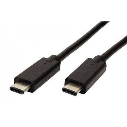 PremiumCord USB-C kabel ( USB 3.1 generation 2, 3A, 10Gbit/s ) černý, 0,5m, ku31cg05bk